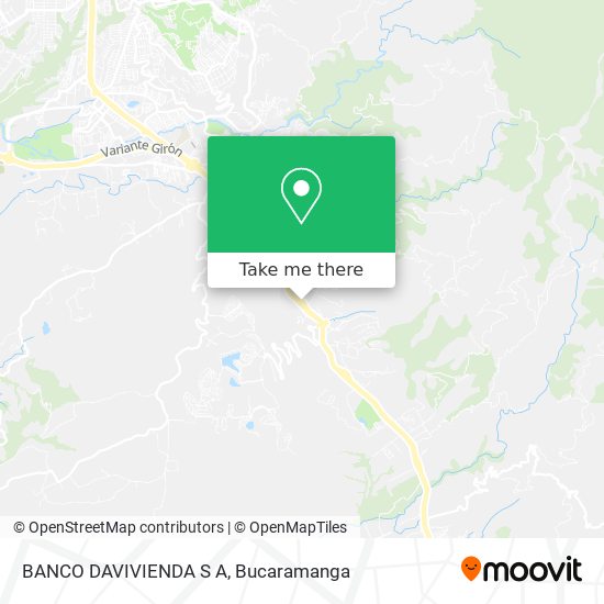 Mapa de BANCO DAVIVIENDA S A