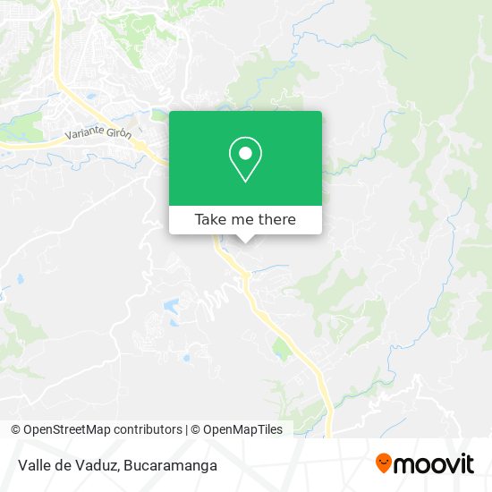Valle de Vaduz map