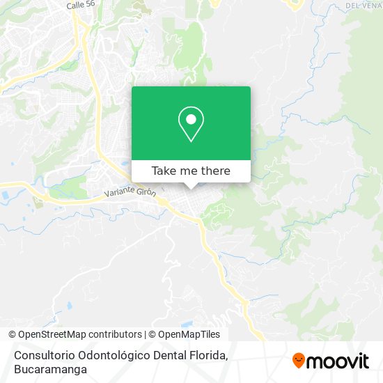 Mapa de Consultorio Odontológico Dental Florida