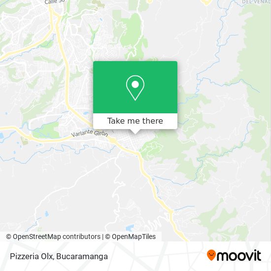 Mapa de Pizzeria Olx