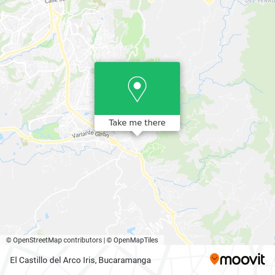 Mapa de El Castillo del Arco Iris