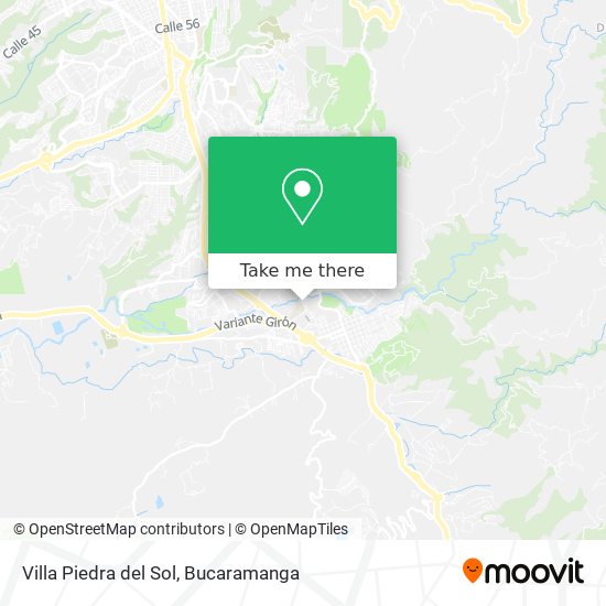 Mapa de Villa Piedra del Sol