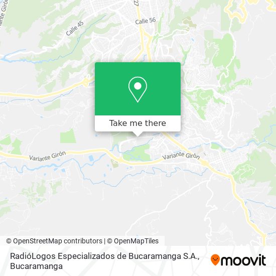 RadióLogos Especializados de Bucaramanga S.A. map