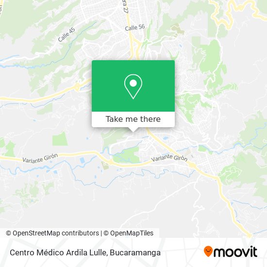 Mapa de Centro Médico Ardila Lulle