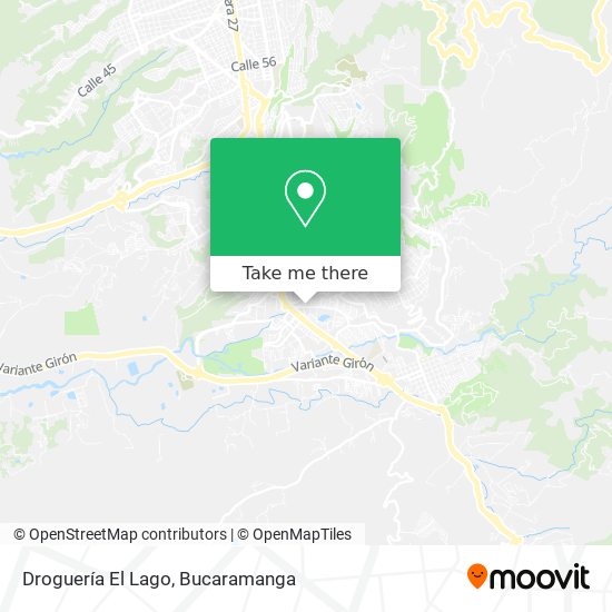 Droguería El Lago map