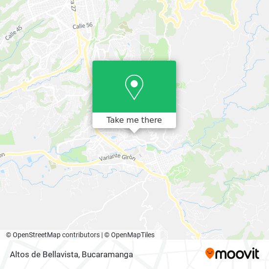Altos de Bellavista map