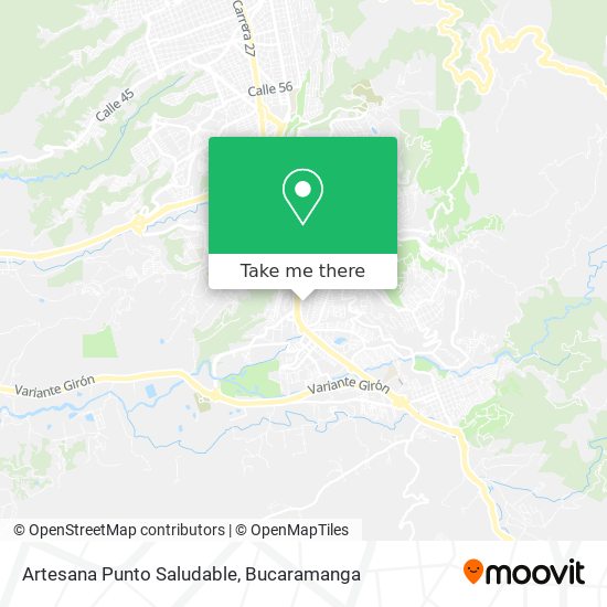 Mapa de Artesana Punto Saludable