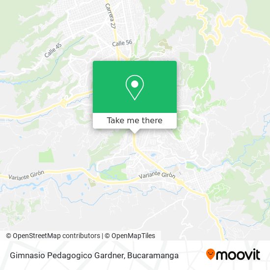 Gimnasio Pedagogico Gardner map
