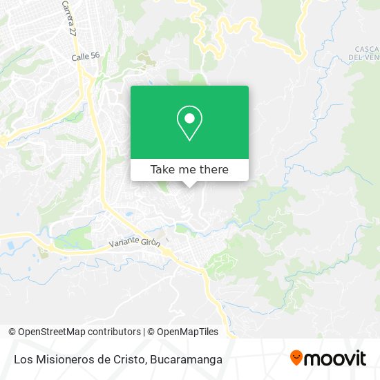 Los Misioneros de Cristo map