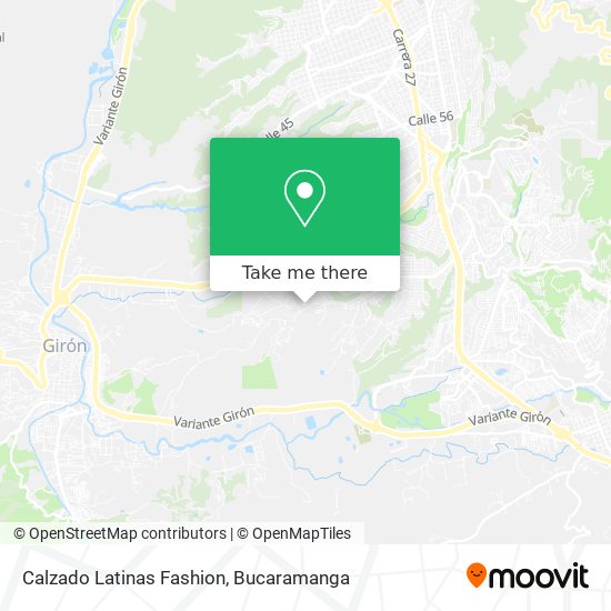 Calzado Latinas Fashion map