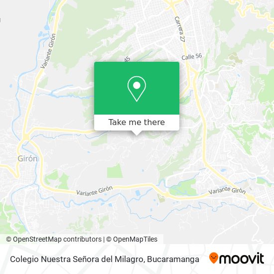 Mapa de Colegio Nuestra Señora del Milagro
