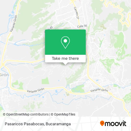 Pasaricos Pasabocas map