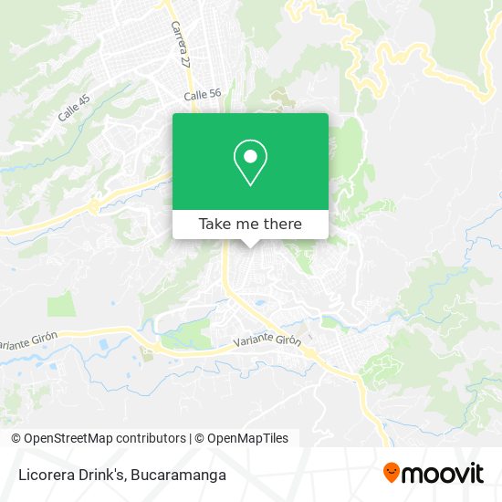 Mapa de Licorera Drink's
