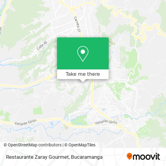 Restaurante Zaray Gourmet map