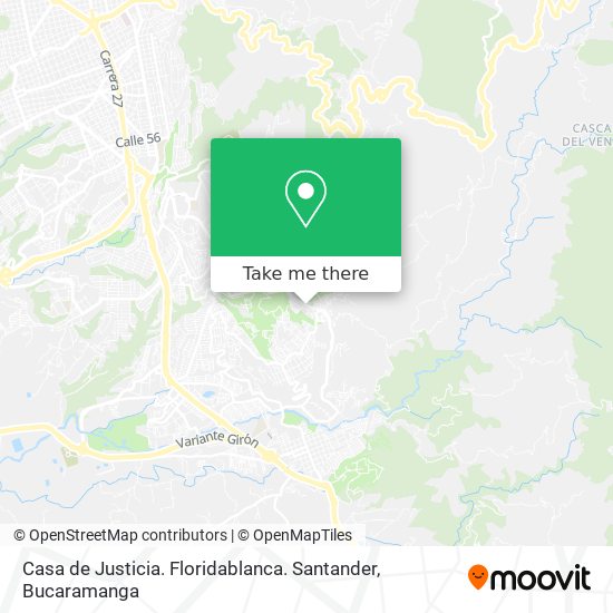 Casa de Justicia. Floridablanca. Santander map