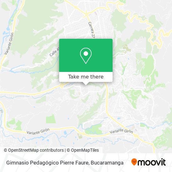 Gimnasio Pedagógico Pierre Faure map