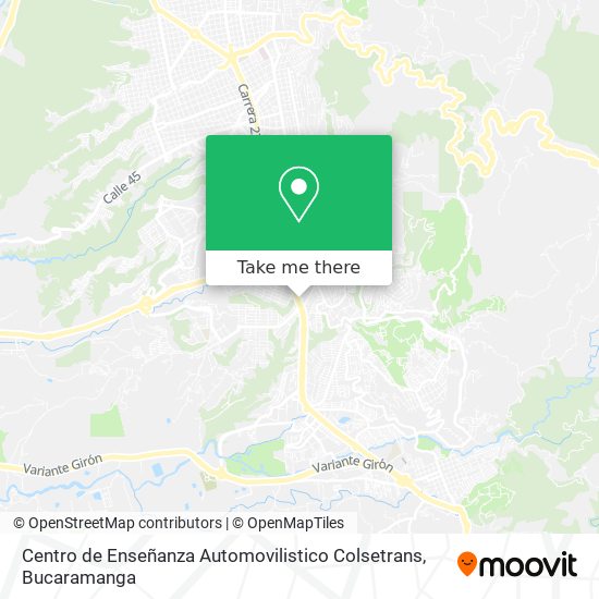 Centro de Enseñanza Automovilistico Colsetrans map
