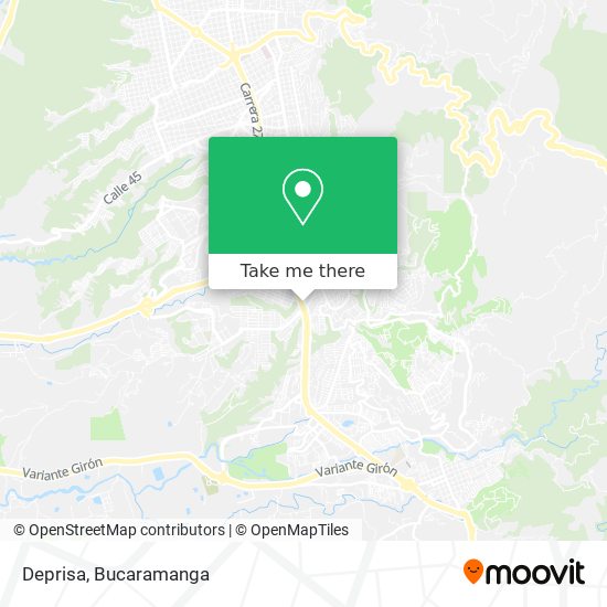 Mapa de Deprisa