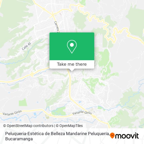 Mapa de Peluqueria-Estética de Belleza Mandarine Peluquería