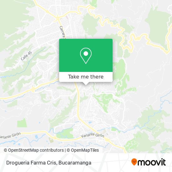 Mapa de Drogueria Farma Cris