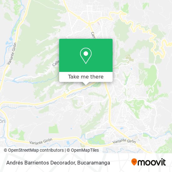 Mapa de Andrés Barrientos Decorador