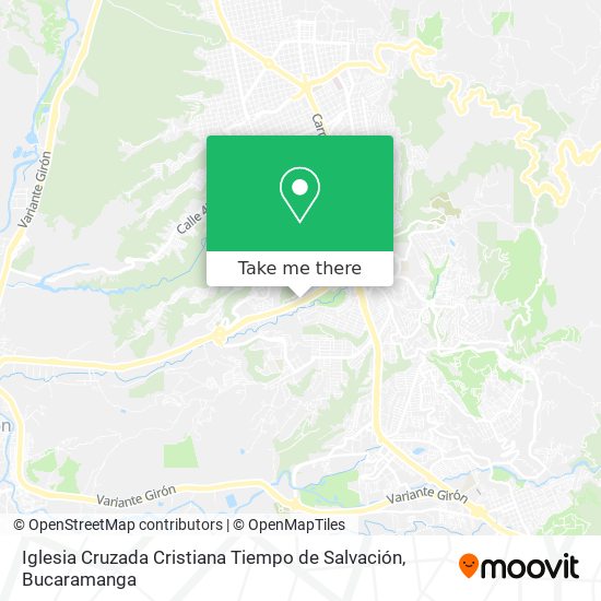Iglesia Cruzada Cristiana Tiempo de Salvación map