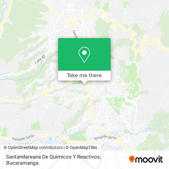 Santandereana De Quimicos Y Reactivos map