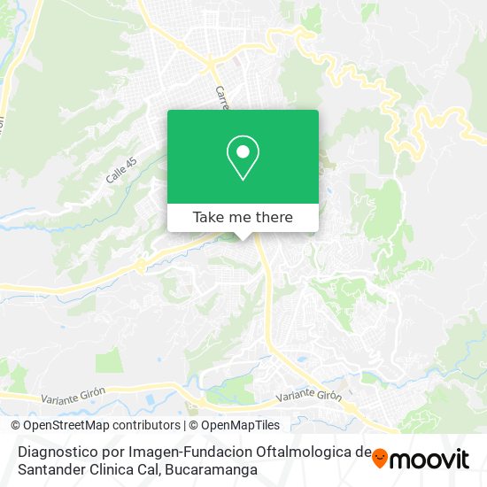 Diagnostico por Imagen-Fundacion Oftalmologica de Santander Clinica Cal map