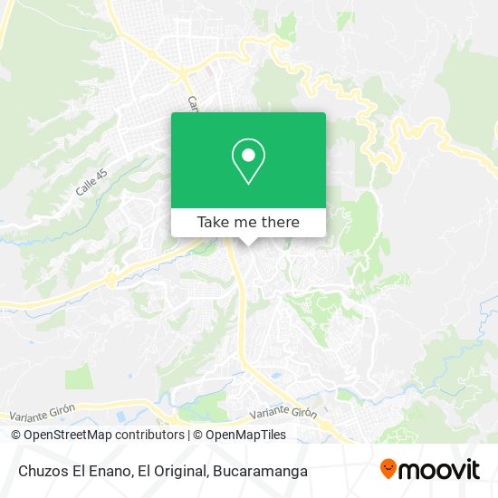 Mapa de Chuzos El Enano, El Original