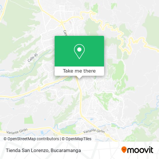 Mapa de Tienda San Lorenzo