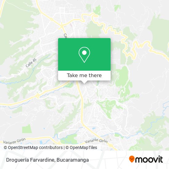 Droguería Farvardine map