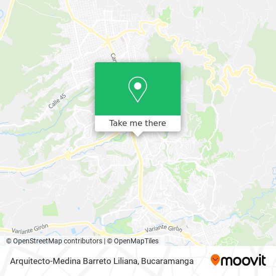Arquitecto-Medina Barreto Liliana map