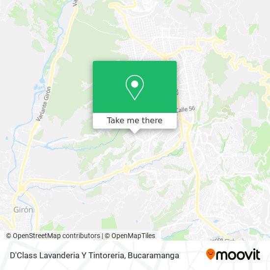 D'Class Lavanderia Y Tintoreria map