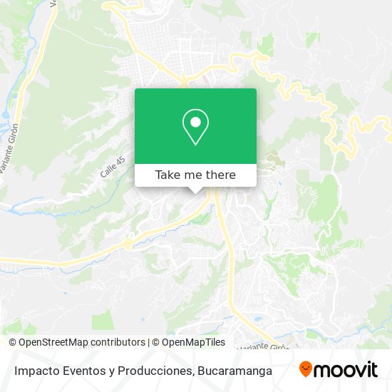 Impacto Eventos y Producciones map