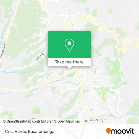 Mapa de Cruz Verde