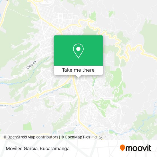 Móviles García map
