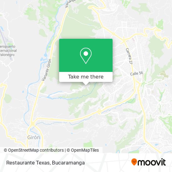 Restaurante Texas map