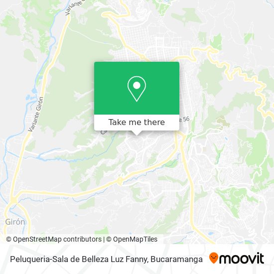 Peluqueria-Sala de Belleza Luz Fanny map
