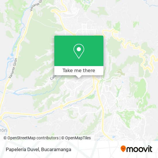 Papelería Duvel map