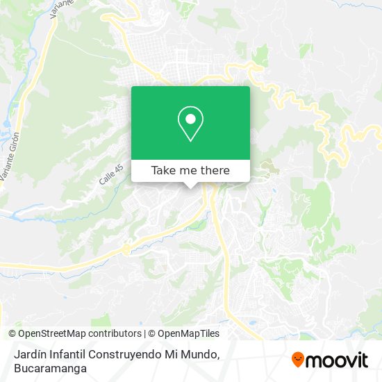Mapa de Jardín Infantil Construyendo Mi Mundo