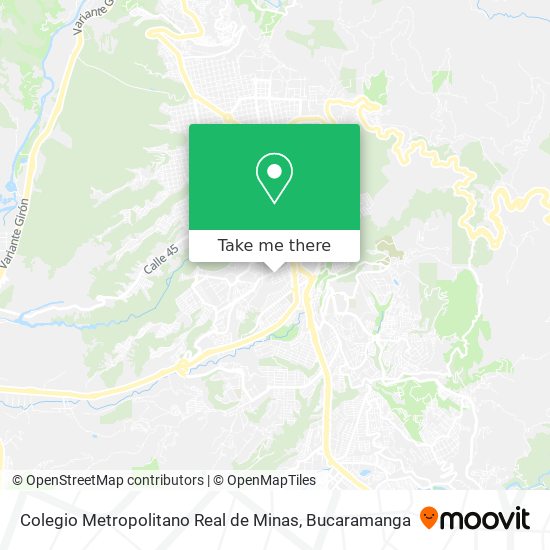 Colegio Metropolitano Real de Minas map