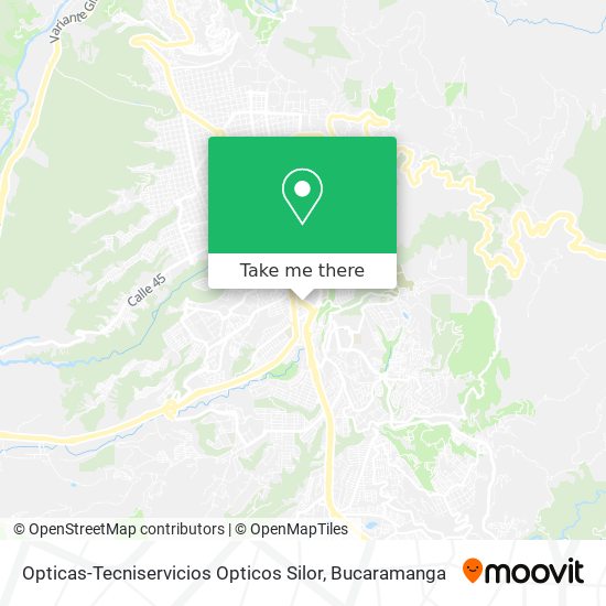 Opticas-Tecniservicios Opticos Silor map