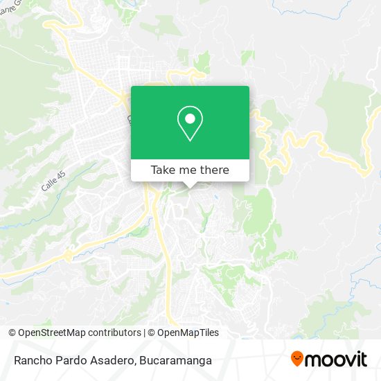 Rancho Pardo Asadero map