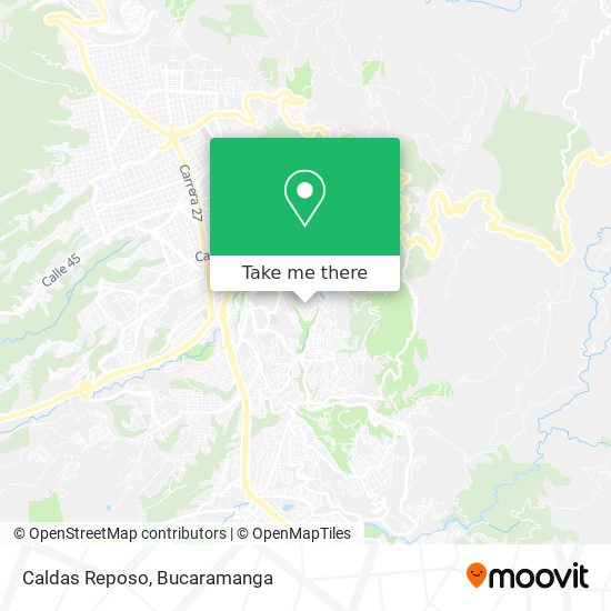 Caldas Reposo map