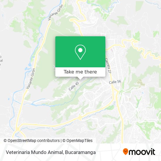 Mapa de Veterinaria Mundo Animal