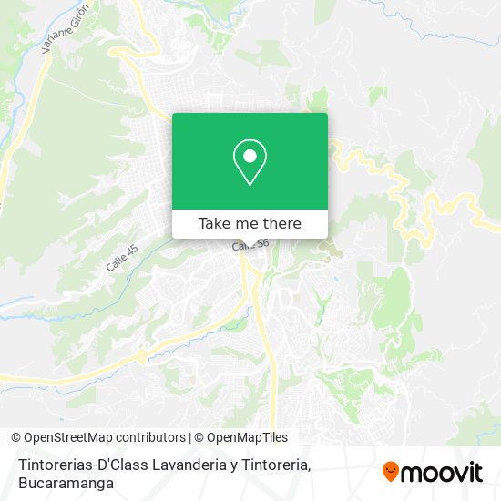 Tintorerias-D'Class Lavanderia y Tintoreria map