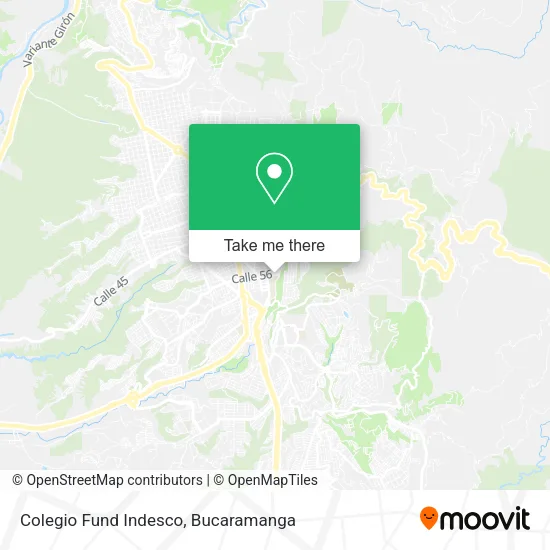 Colegio Fund Indesco map