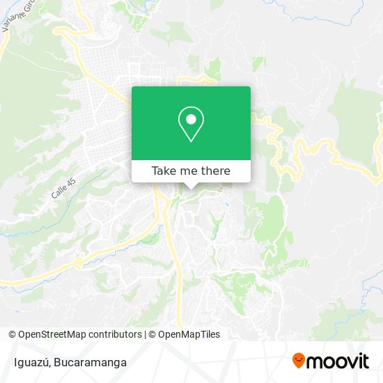 Mapa de Iguazú