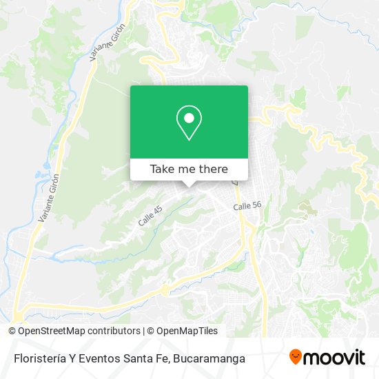 Floristería Y Eventos Santa Fe map