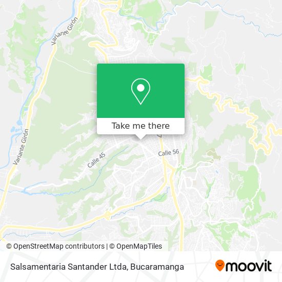 Mapa de Salsamentaria Santander Ltda